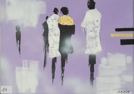 scene de rue 40 x 30