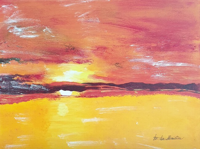 Coucher de soleil Mditerran&eacute;en